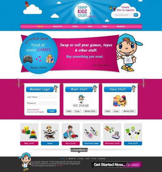 Websites: Swap Kids Stuff